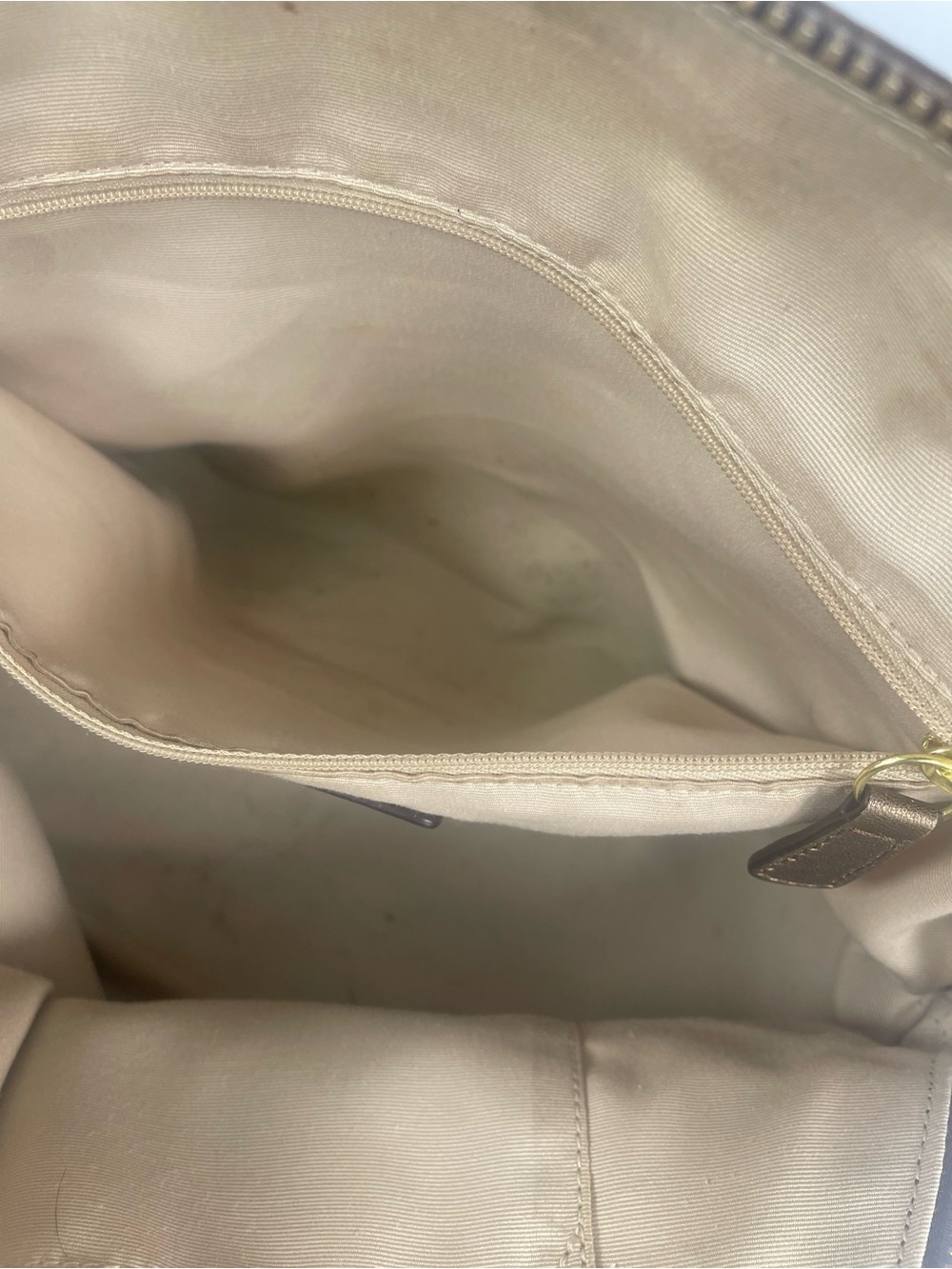 Coach Peyton Metallic Op Art Embossed Satchel - Picture 12 of 13